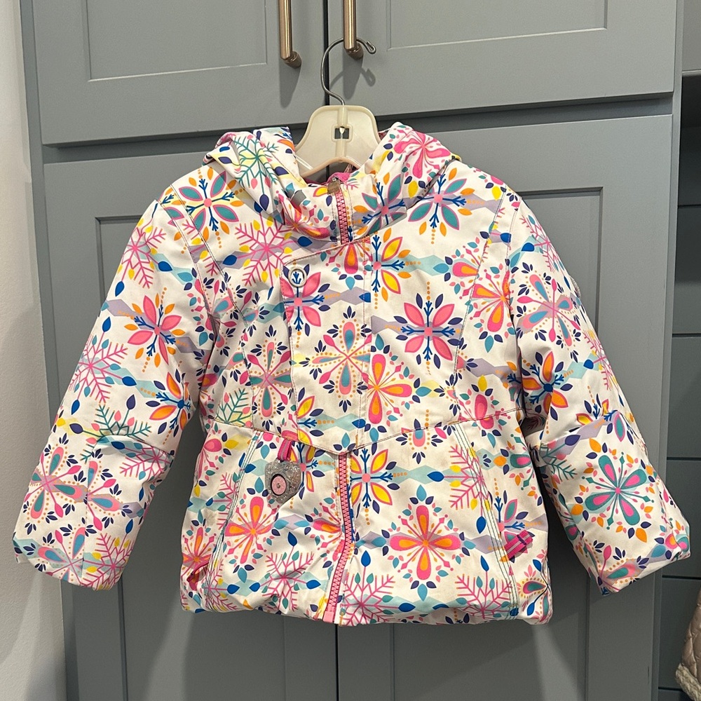 Obermeyer Girls Pink Hooded Winter Jacket